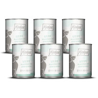 Produktbild von Mjamjam Hunde Nassfutter gute Pute an gekochtem Reis mit gedämpfter Zucchini - 6 x 400 g