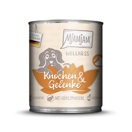 Produktbild von Mjamjam Hunde Nassfutter Wellness Knochen & Gelenke Rind - 6 x 800 g