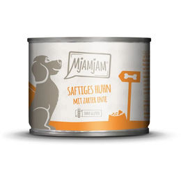 MjAMjAM Hundefutter mit Huhn, Ente, Karotte und Hirse - 6 x 200 g – Bild 1 von 2