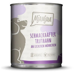 Produktbild von MjAMjAM Hundefutter Truthahn und Karotte - 6 x 800 g