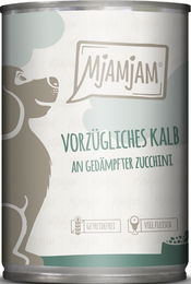 Produktbild von Mjamjam Kalb und Zucchini Hundefutter - 6 x 400 g