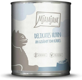 Produktbild von MjAMjAM Katze Sparpaket 12x800g  Huhn mit Kürbis