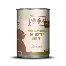 Produktbild von MjAMjAM Katzen Nassfutter Büffel Pur - 400 g