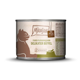 Produktbild von MjAMjAM Katzen Nassfutter Büffel Pur - 800 g