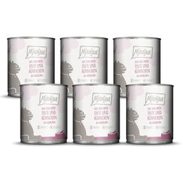 MjAMjAM Katzen Nassfutter DUO Ente & Hühnchen an Möhrchen - 6 x 800 g – Bild 1 von 6