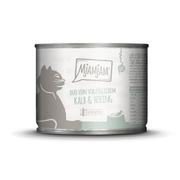 Produktbild von MjAMjAM Katzen Nassfutter Duo Kalb & Hering - 200 g