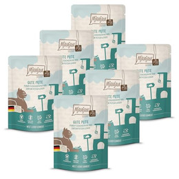 Produktbild von MjAMjAM Katzen Nassfutter Gute Pute pur - 6 x 300 g