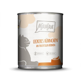 Produktbild von MjAMjAM Katzen Nassfutter Huhn & Birne - 800 g