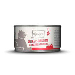 Produktbild von MjAMjAM Katzen Nassfutter Huhn & Erdbeeren - 100 g