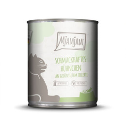 Produktbild von Mjamjam Katzen Nassfutter Huhn & Sellerie - 6 x 800 g