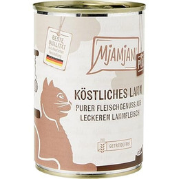 Produktbild von MjAMjAM Katzen Nassfutter Lamm pur - 6 x 400 g
