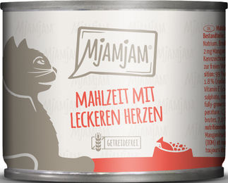 MjAMjAM Katzen Nassfutter Mahlzeit mit leckeren Herzen - 6 x 200 g – Bild 1 von 2