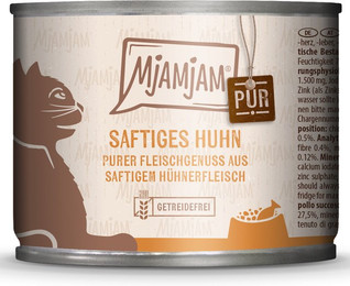 Produktbild von MjAMjAM Katzen Nassfutter purer Fleischgenuss Hühnchen pur - 6 x 200 g