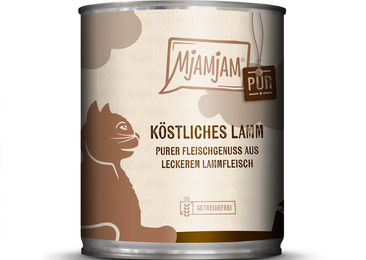 MjAMjAM Katzen Nassfutter purer Fleischgenuss köstliches Lamm pur - 6 x 800 g – Bild 1 von 6