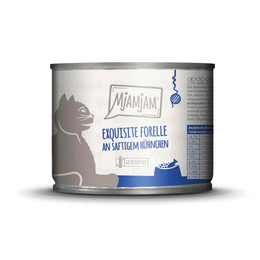 Produktbild von Mjamjam Katzen Nassfutter Quetschie Forelle und Hühnchen - 200 g