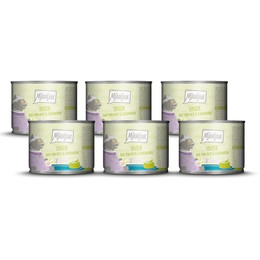 Produktbild von Mjamjam Katzen Nassfutter Senior Ente & Kaninchen - 6 x 200 g