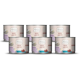 Produktbild von MjAMjAM Katzen Nassfutter Senior leckeres Rind - 6 x 200 g