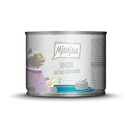 Produktbild von Mjamjam Katzen Nassfutter Senior saftiges Hühnchen - 6 x 200 g