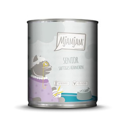 Produktbild von MjAMjAM Katzen Nassfutter Senior saftiges Hühnchen - 6 x 800 g