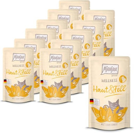 Produktbild von MjAMjAM Katzen Nassfutter Wellness Haut & Fell Huhn - 12 x 125 g