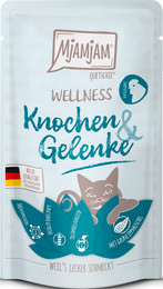 Produktbild von MjAMjAM Katzen Nassfutter Wellness Knochen & Gelenke Huhn - 12 x 125 g