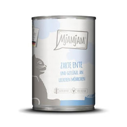 MjAMjAM Katzen Nassfutter Zarte Ente & Geflügel an Möhrchen - 6 x 400 g – Bild 1 von 6