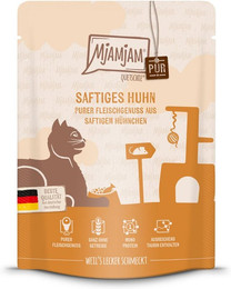 Produktbild von MjAMjAM Katzenfeuchtfutter Hühnchen pur - 300 g