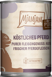 Produktbild von MjAMjAM Katzenfeuchtfutter Pferd pur - 400 g