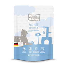 Produktbild von MjAMjAM Katzenfutter Huhn und Karotten - 6 x 300 g