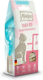 Produktbild von MJAMJAM leckere Snackbox 35g Katzensnack Garnele