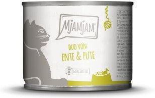 Produktbild von MjAMjAM Nassfutter Katze Adult, Duo 6x200 g Ente & Pute