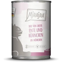 Produktbild von MjAMjAM Nassfutter Katze Adult Ente & Huhn - 6 x 400 g