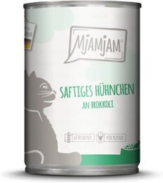 Produktbild von MjAMjAM Nassfutter Katze Adult Huhn und Brokkoli - 6 x 400 g