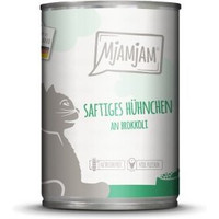 Produktbild von MjAMjAM Nassfutter Katze Adult Huhn und Brokkoli - 6 x 400 g