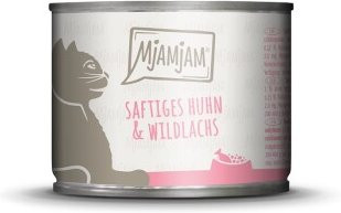 Produktbild von MjAMjAM Nassfutter Katze Adult Huhn und Wildlachs - 6 x 200 g