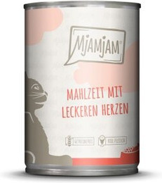 Produktbild von MjAMjAM Nassfutter Katze Adult mit Herzen - 6 x 400 g