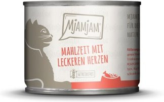 Produktbild von MjAMjAM Nassfutter Katze Adult mit Herzen - 6 x 200 g