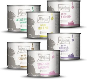 Produktbild von MjAMjAM Nassfutter Katze Adult Mixpaket - 6 x 200 g