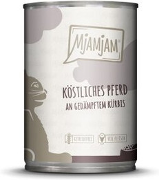 Produktbild von MjAMjAM Nassfutter Katze Adult Pferd und Kürbis - 6 x 400 g
