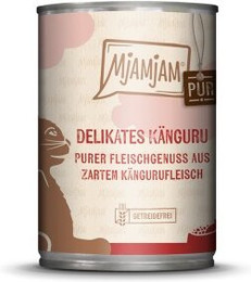 Produktbild von MjAMjAM Nassfutter Katze Adult Purer Fleischgenuss Känguru - 6 x 400 g