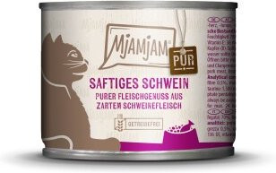 Produktbild von MjAMjAM Nassfutter Katze Adult Purer Fleischgenuss Schwein - 6 x 200 g