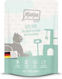 Produktbild von MjAMjAM Nassfutter Katze Adult, Quetschie 6x300 g Pute