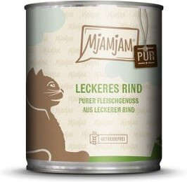 Produktbild von MjAMjAM Nassfutter Katze Adult Rind - 6 x 800 g