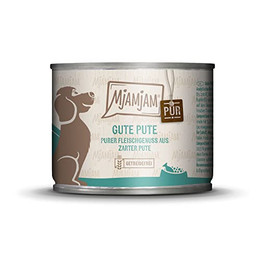 Produktbild von MjAMjAM Premium Nassfutter für Hunde Gute Pute pur - 6 x 200 g