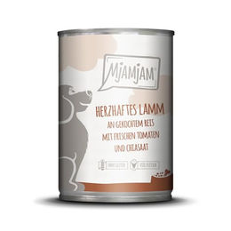 MjAMjAM Premium Nassfutter für Hunde - herzhaftes Lamm mit Reis und Tomaten - 400 g – Bild 1 von 6