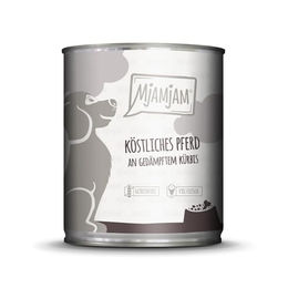MjAMjAM Premium Nassfutter für Hunde Pferd an gedämpften Kürbis - 800 g – Bild 1 von 6