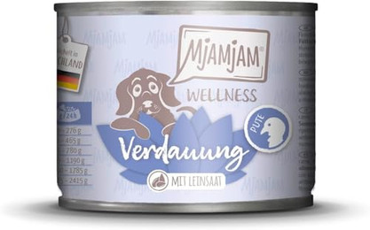 Produktbild von MjAMjAM Premium Nassfutter für Hunde Wellness Verdauung Pute - 200 g