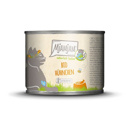 Produktbild von MjAMjAM Premium Nassfutter für Katzen Bio Hühnchen - 6 x 800 g