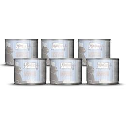 Produktbild von MjAMjAM Premium Nassfutter für Katzen blanchierte Pute mit Muscheln an Soße - 6 x 185 g