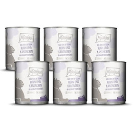 Produktbild von MjAMjAM Premium Nassfutter für Katzen DUO Hühnchen & Kaninchen mit Kürbis - 6 x 800 g